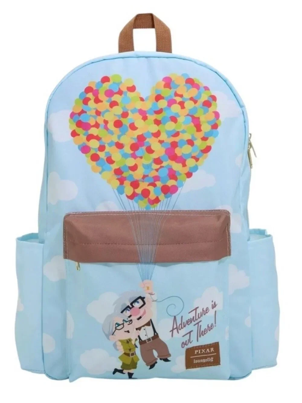 Loungefly UP Ellie Carl Heart Balloons FULL Size Backpack Adventures NWT